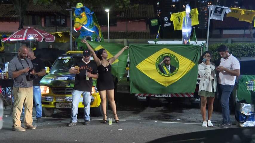 Braziliaanse straten stromen vol na presidentverkiezingen