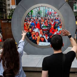 Liveverbinding Dublin en New York gestopt: mensen tonen beelden van aanslag