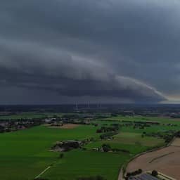 Code oranje in vier provincies vanwege onweer, code geel in rest van het land