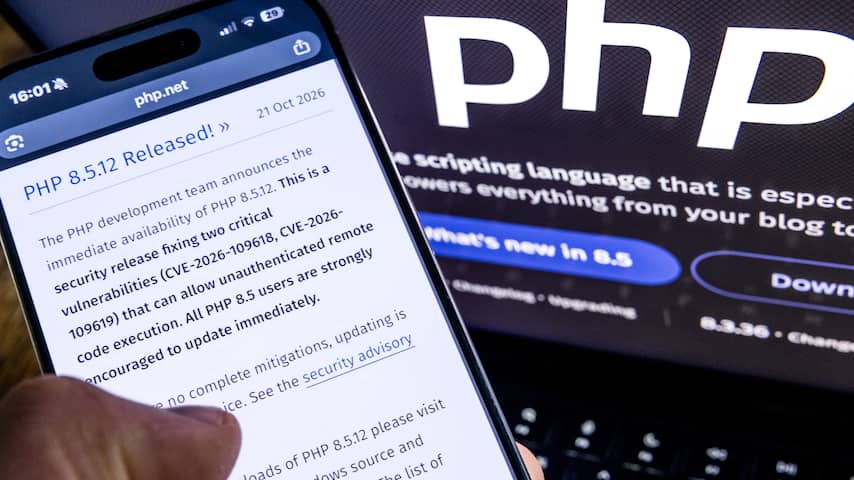 Websites komen langzaamaan weer online na veiligheidsupdate van PHP