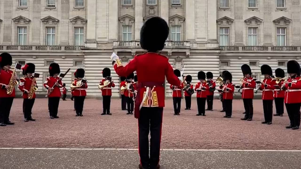 Paleiswacht Buckingham Palace eert Dolly Parton met 9 to 5