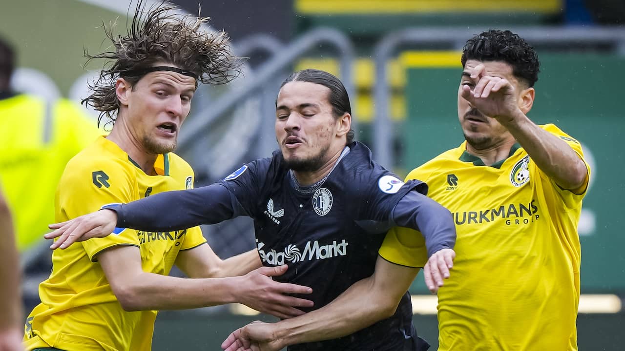 Live Eredivisie | Feyenoord in problemen: Sierhuis kopt Fortuna op voorsprong