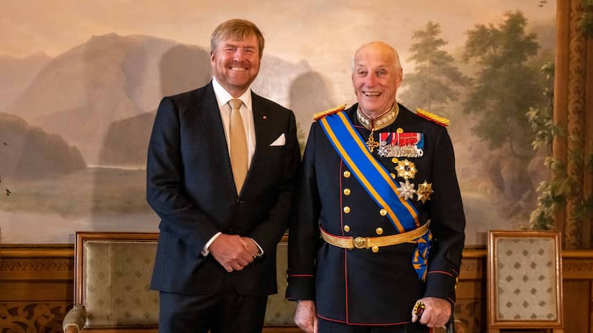 Nederlandse royals bedroefd om overlijden Noorse koning Harald: 'Takk for alt'