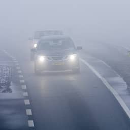 Code geel in westen van het land door dichte mist: 'Verwacht geen extra files'
