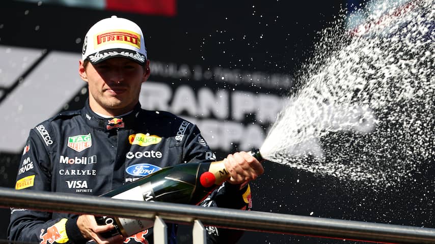 Verstappen hield Norris makkelijk achter zich: 'Moest gewoon in het midden rijden'