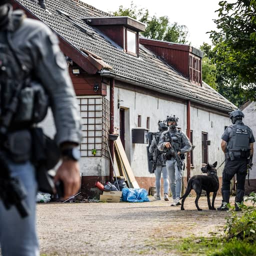 Illustratie bij: 34 verdachten uit meerdere landen aangehouden voor schietpartij in Overasselt