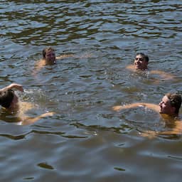 Buitenwater vervuild met rioolwater door hevige regenval, zwemmen afgeraden