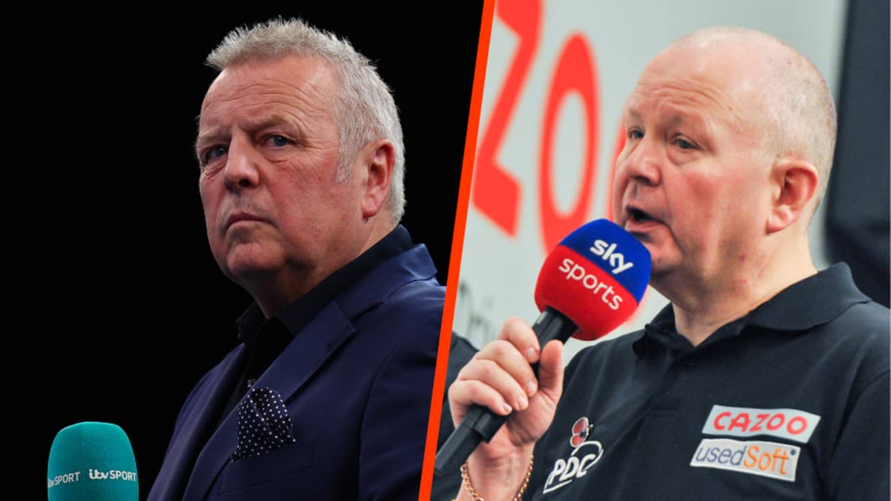 John McDonald en George Noble hangen na WK darts microfoon aan de wilgen