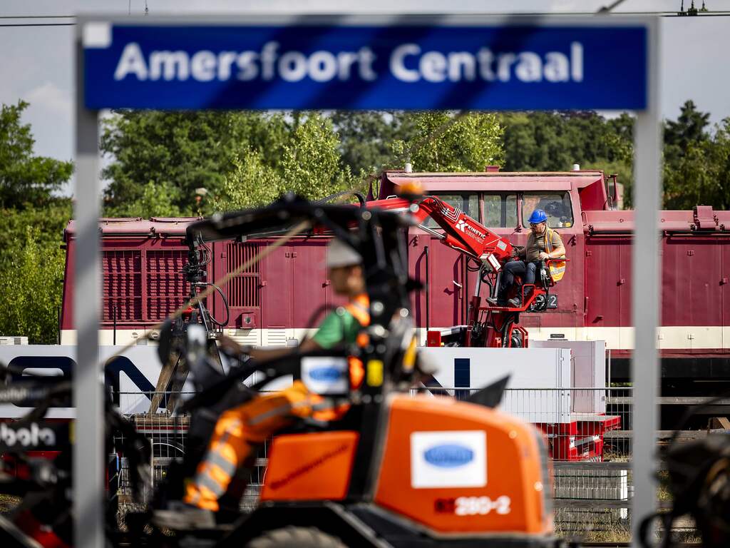 Treinverkeer Amersfoort start met vertraging op na wekenlange werkzaamheden
