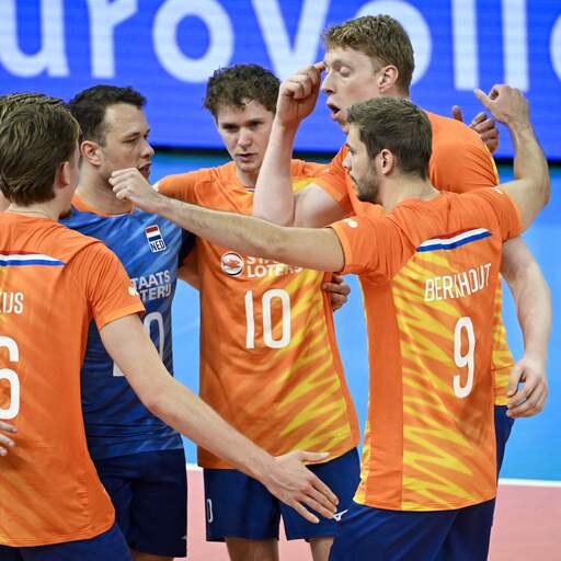 Illustratie bij: Volleyballers uitgeschakeld op EK ondanks sterke partij in vijfsetter tegen Finland