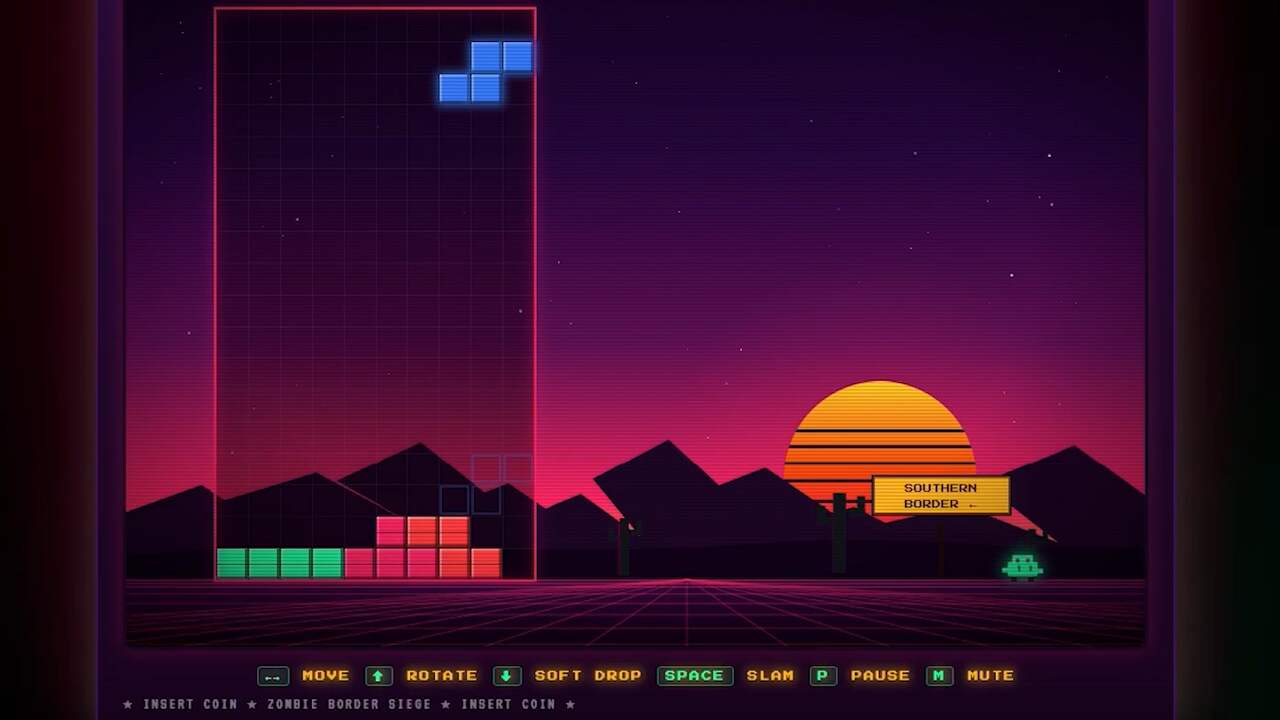Foto bij Tetris-maker boos over antimigratieversie die Witte Huis van spel heeft gemaakt
