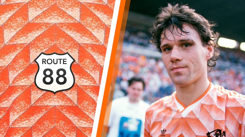 EK 88 Voetbalshirt 1988 Eigen Naam - Oranje - Kids-Senior