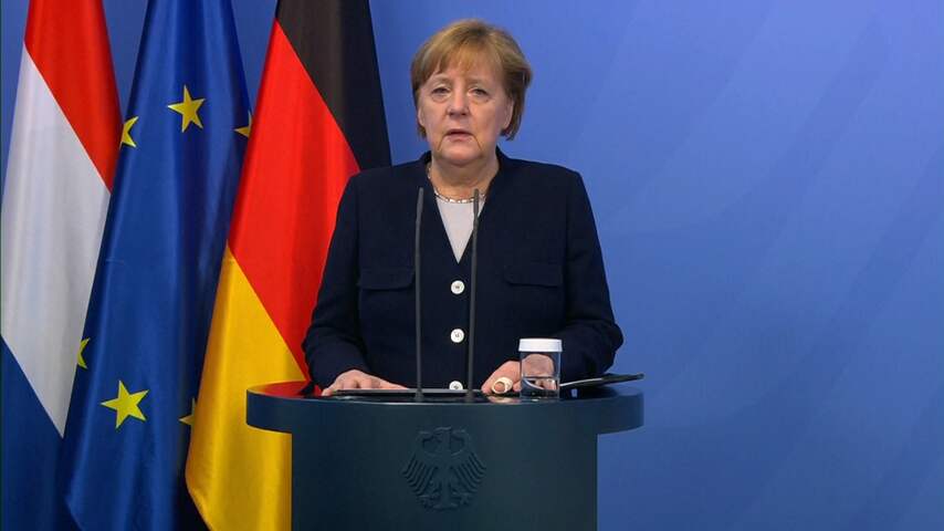 Merkel: 'Vergeten nooit dat Nederland ons na oorlog de hand reikte'