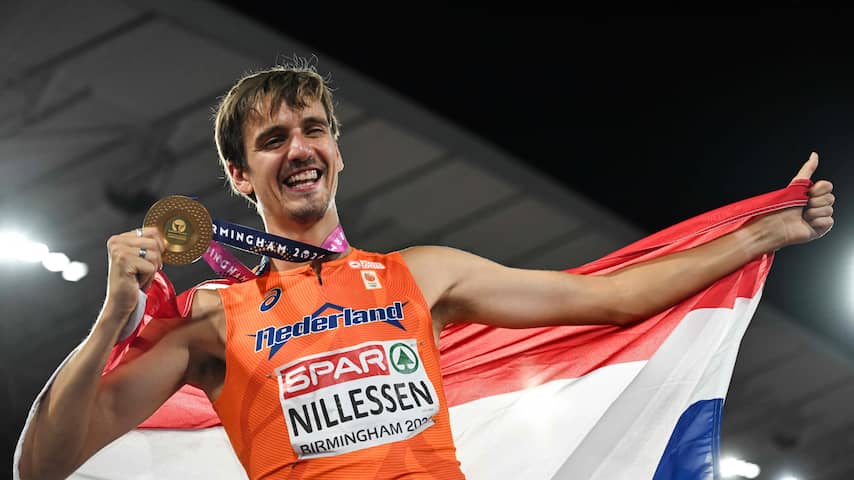Stefan Nillessen stunt met goud op 1.500 meter bij EK atletiek