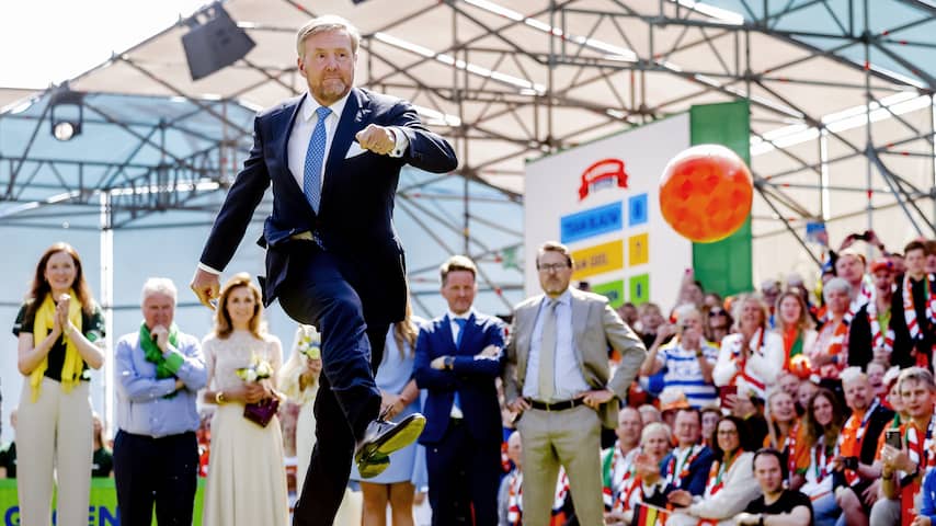 Kyoning Zo vierde koning Willem-Alexander zijn 58e verjaardag in Doetinchem ...