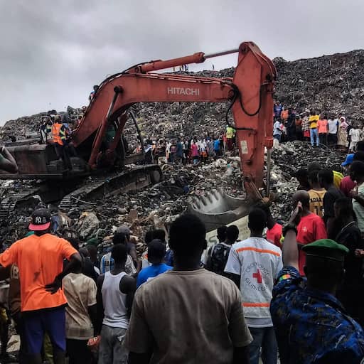 Zeker dertig doden door instorten vuilnisbelt in Guinee
