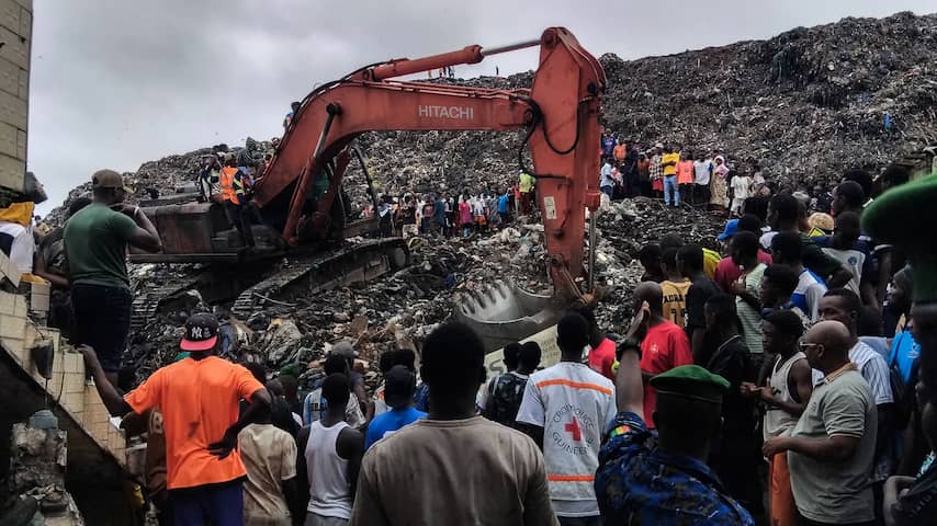 Zeker dertig doden door instorten vuilnisbelt in Guinee