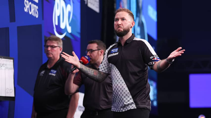 Darter Danny Noppert wijt kansloze nederlaag aan krakend podium en ADHD