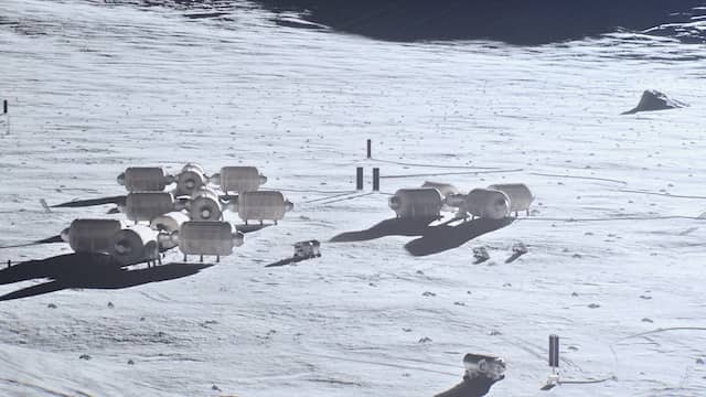 NASA wil permanente maanbasis: ‘We gaan niet meer weg’