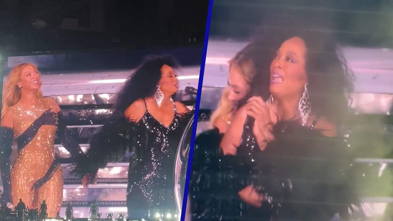 Diana Ross zingt jarige Beyoncé toe tijdens show in Los Angeles | NU.nl