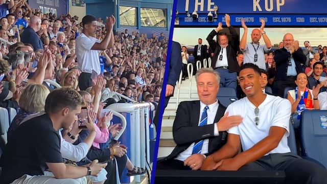 Fans zingen Bellingham toe bij terugkeer in stadion van Birmingham