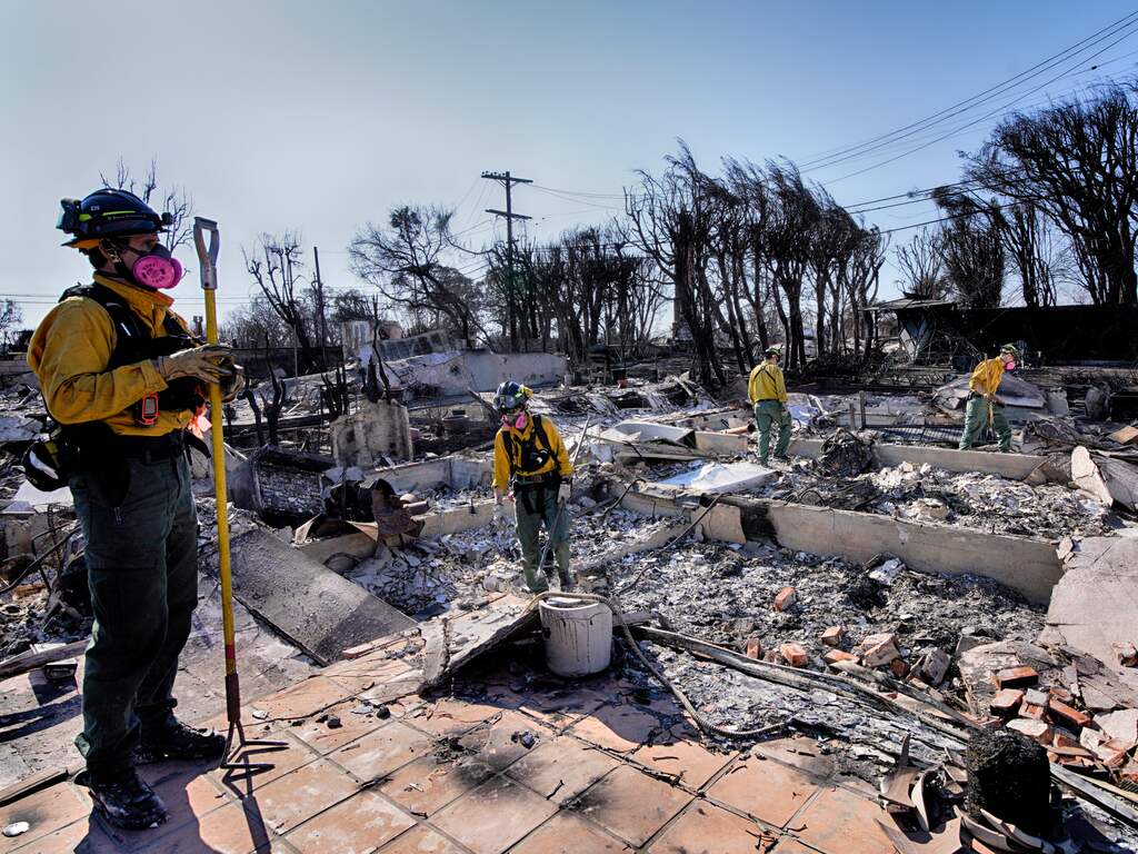 Aantal bewoners getroffen wijken Los Angeles mag terug naar woongebied