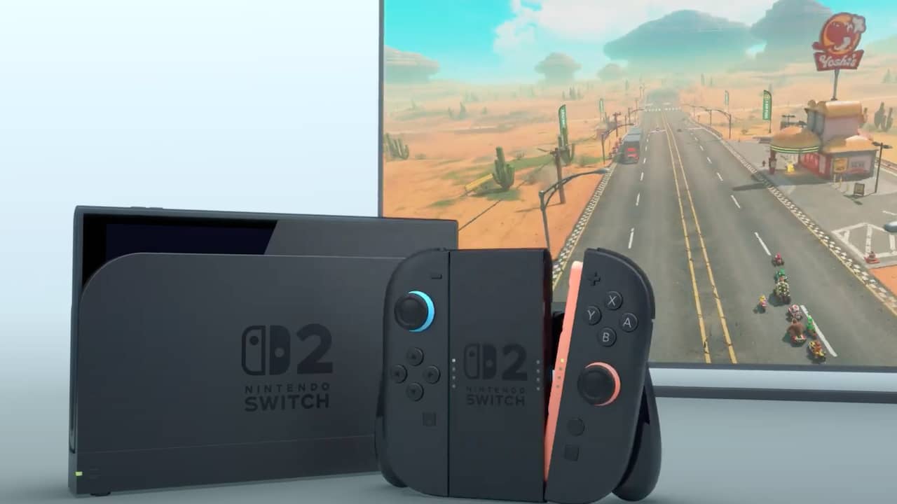 Bekijk hier de eerste beelden van de Nintendo Switch 2