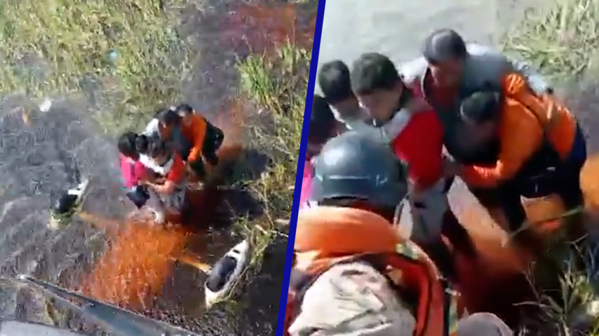 Helikopter redt vijftal na 36 uur van romp vliegtuig in Amazone