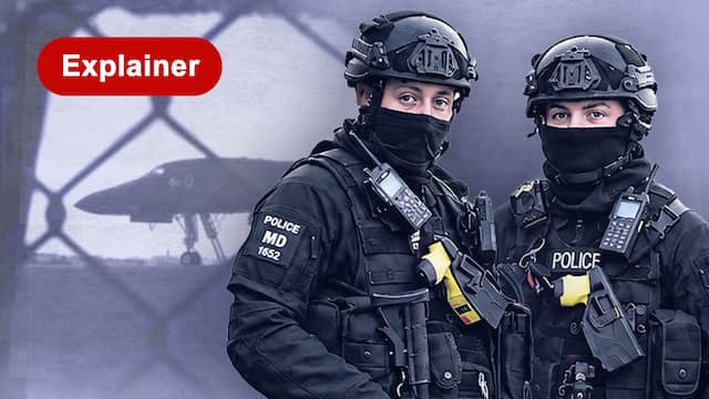 Vanaf deze basis vliegen VS-bommenwerpers naar Iran