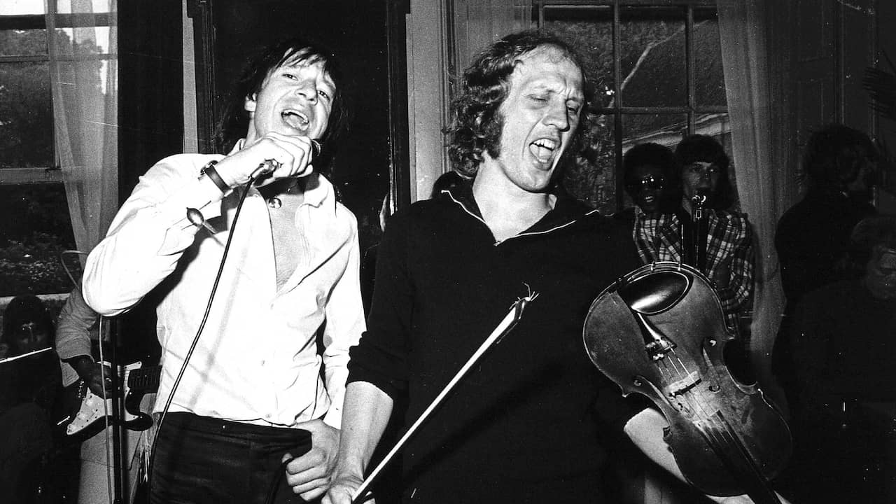 Herman van Veen en Ramses Shaffy in Songwriters Wall of Fame in Hilversum
