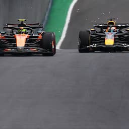 Verstappen vanuit pits naar derde plek in Brazilië, Norris boekt belangrijke zege