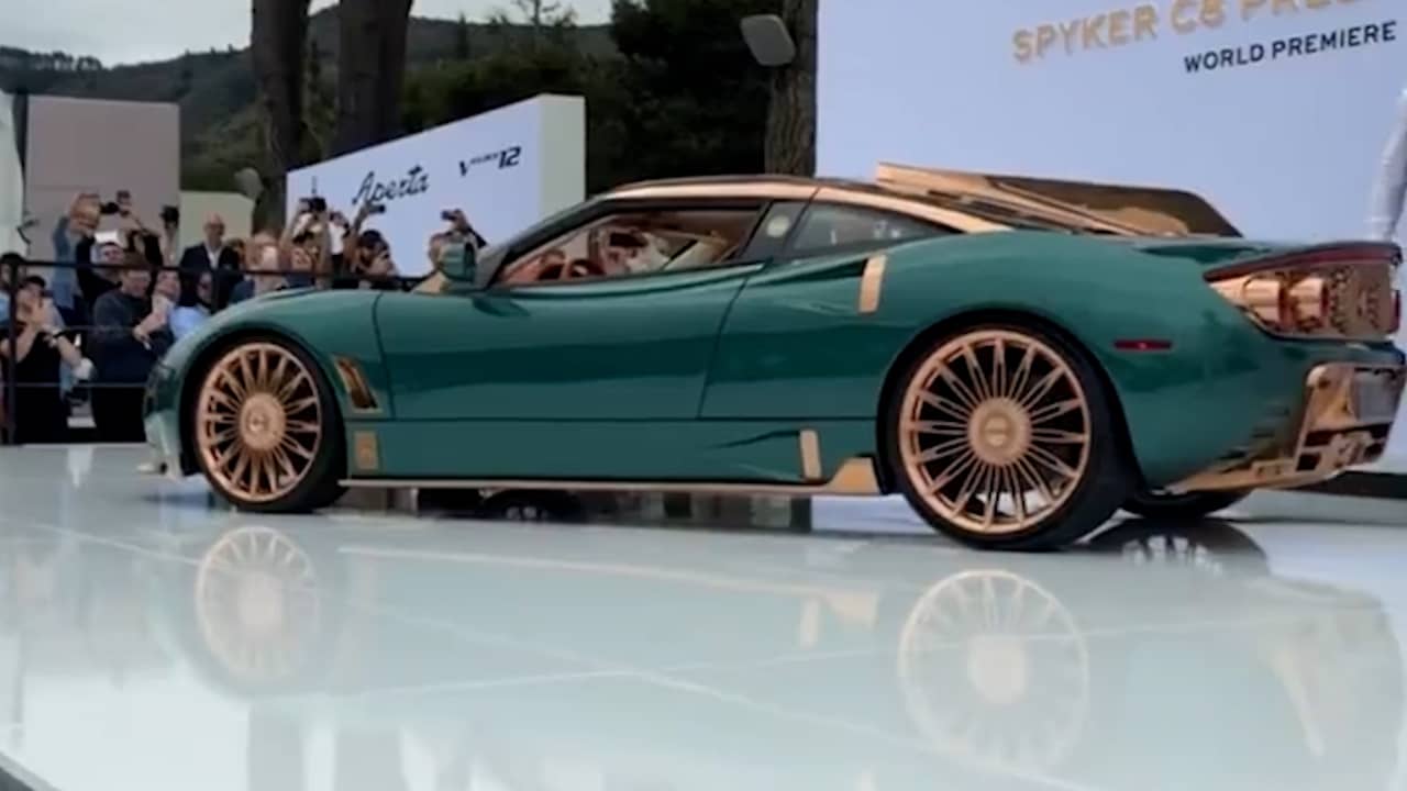 Nederlands automerk Spyker toont nieuwe sportauto van 1.5 miljoen