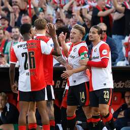 Feyenoord wint mede door prachtgoal Steijn van NAC in aanloop naar CL-return