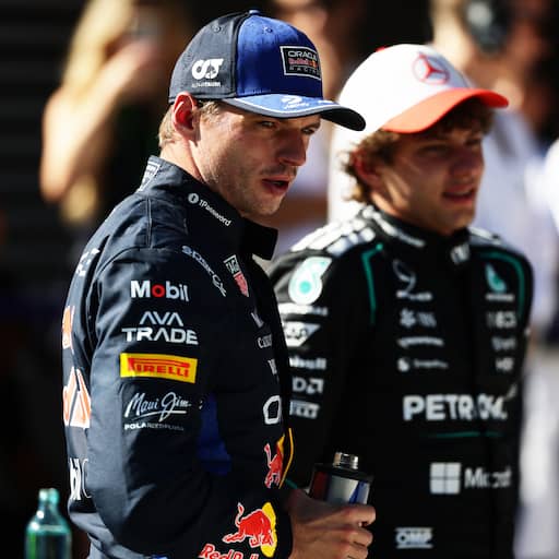 Illustratie bij: Verstappen en Antonelli over inhalen op Madring: 'Lukte zelfs niet in training'