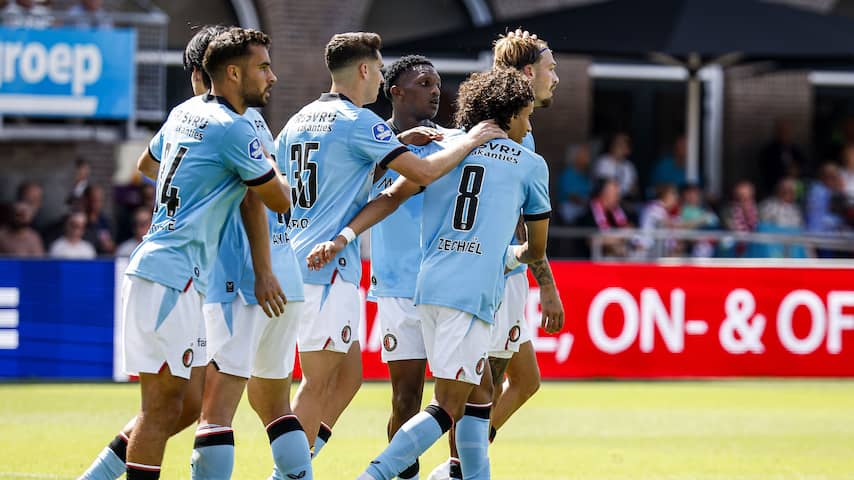 Feyenoord boekt nipte zege in derby tegen Sparta door goal aanvoerder Valente