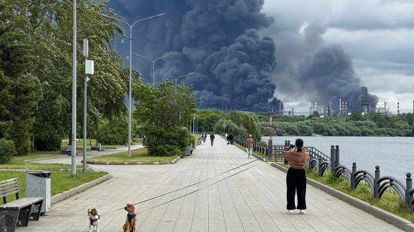 Foto bij Poetin erkent impact Oekraïense aanvallen op raffinaderijen: 'Deels geslaagd'