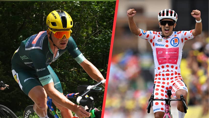 Pedersen stelt groene trui in Tour veilig, bolletjestrui voor ritwinnaar Caparaz