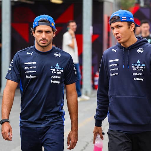 Sainz volgt voorbeeld Albon en verlengt contract bij Formule 1-team Williams