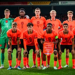 Live voetbal | Jong Oranje aast op openingsgoal in cruciaal EK-kwalificatieduel