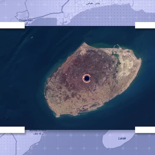 Illustratie bij: Explainer | Waarom dit kleine Iraanse eiland nu opeens cruciaal is