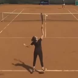Hilariteit bij tennistoernooi in Kenia: Egyptische blijkt regels niet te kennen