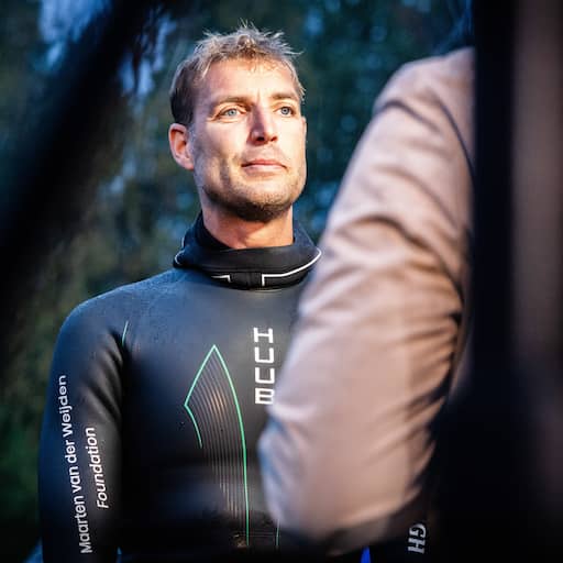 Misselijke Maarten van der Weijden wil zwemactie donderdag vervolgen