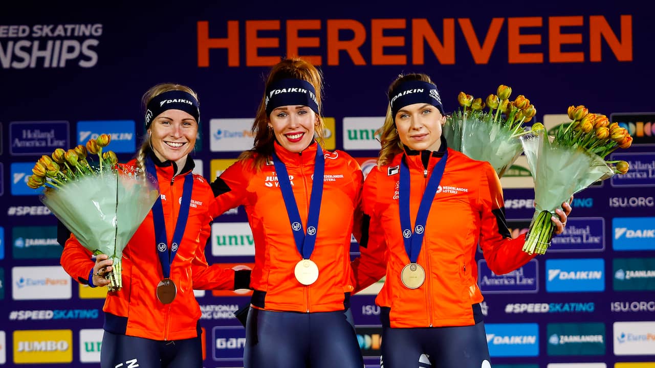 Live EK schaatsen | Reacties na clean sweep Nederland op 1.500 meter