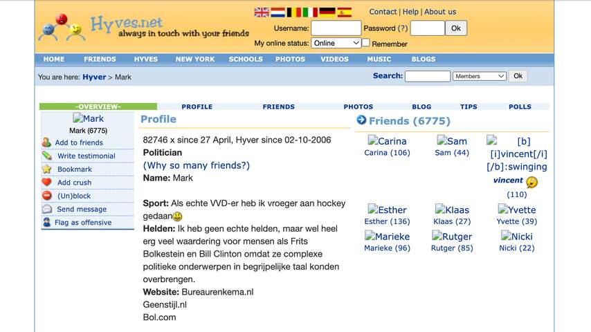 Hyves Was Grootste Sociale Netwerk Van Nederland Tot Facebook Kwam 