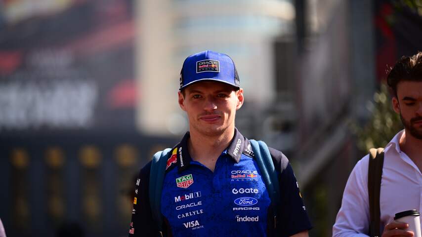 Foto bij Verstappen tevreden na eerste dag in Bakoe: 'Updates werken zoals verwacht'