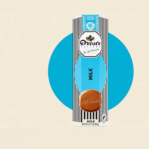 Illustratie bij: De ronde Droste-chocolaatjes komen terug in de Nederlandse schappen