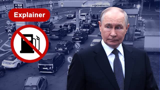 Beelden tonen hoe de brandstofcrisis in Rusland om zich heen grijpt