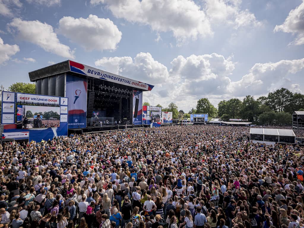 Structurele financiering voor bevrijdingsfestivals, stichting is opgelucht