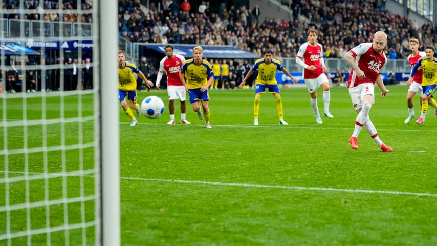 AZ ontsnapt aan nederlaag bij Cambuur dankzij rake penalty Meerdink