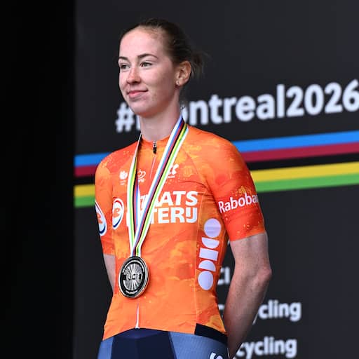 Illustratie bij: Belofte Vinke bezorgt Nederland eerste plak op WK wielrennen met zilver op tijdrit